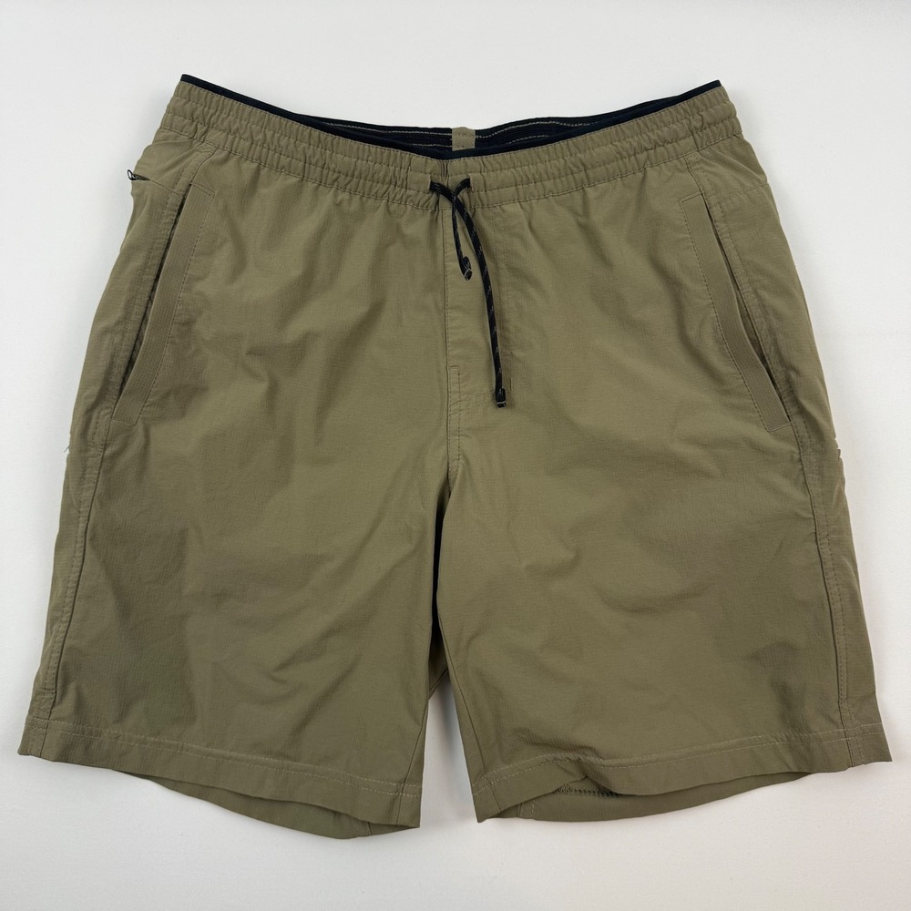 Kuhl Suppressor Shorts Mens Medium Olive Green Hiking Outdoor Nylon Stretch 9in